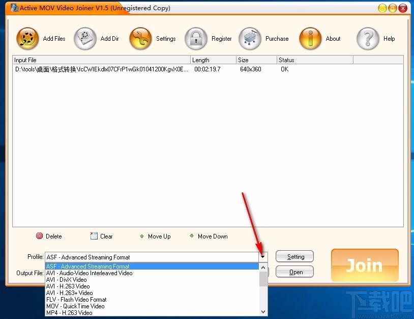 Active MOV Video Joiner下载,mov视频合并软件