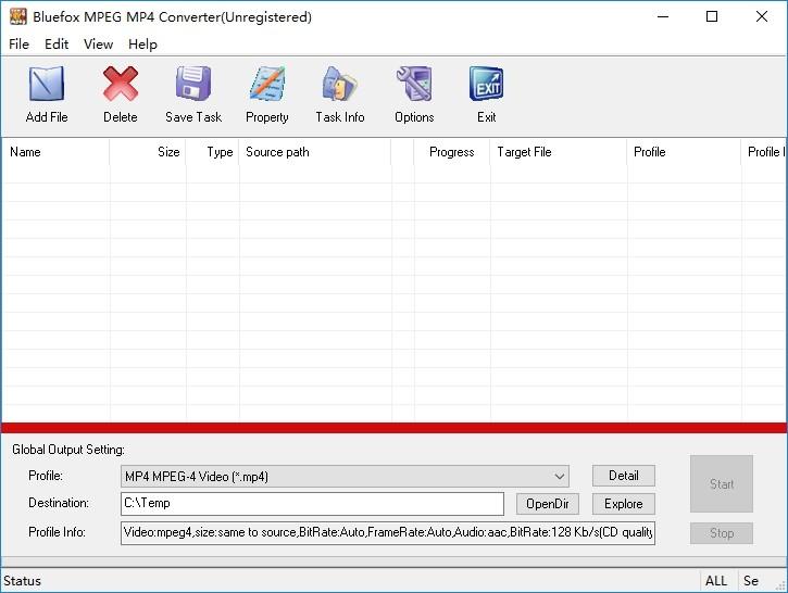 Bluefox MPEG MP4 Converter下载,MPEG/MP4视频转换器,视频转换