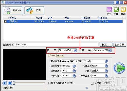 易杰DVD转iPhone转换器下载,DVD转iPhone转换器,视频转换