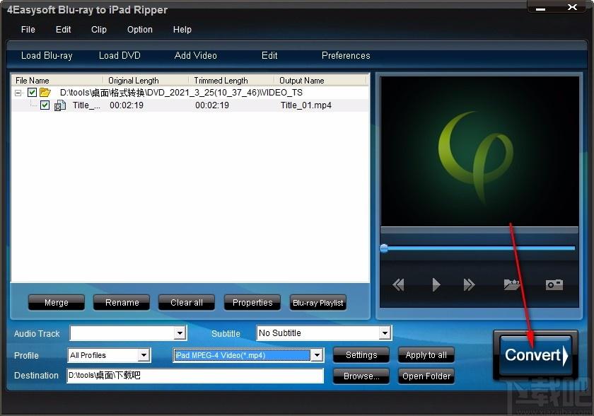 4Easysoft Blu-ray to iPad Ripper,蓝光转iPad转换器,视频转换